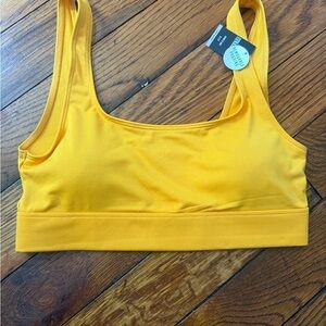PINK Victoria's Secret ULTIMATE Vibrant Yellow Sports Bra - S
